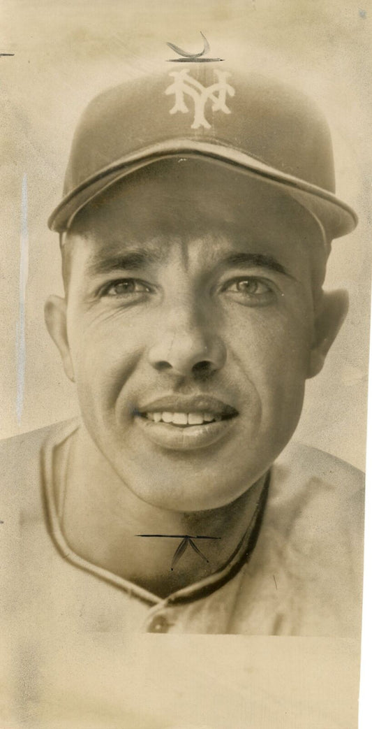 Jim Hearn 4x8 B/W 1953 Press Wire Photo New York Giants