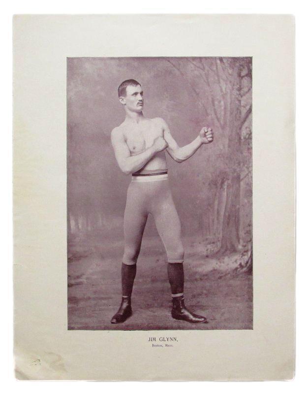 James Glynn Boxer 1895 Boxing Gladiators 11x15 Supplement Poster