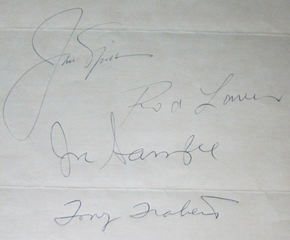 1986 Nabisco Masters Tennis Match Multi Signed by Nicklaus/Laver/Trabers 147507