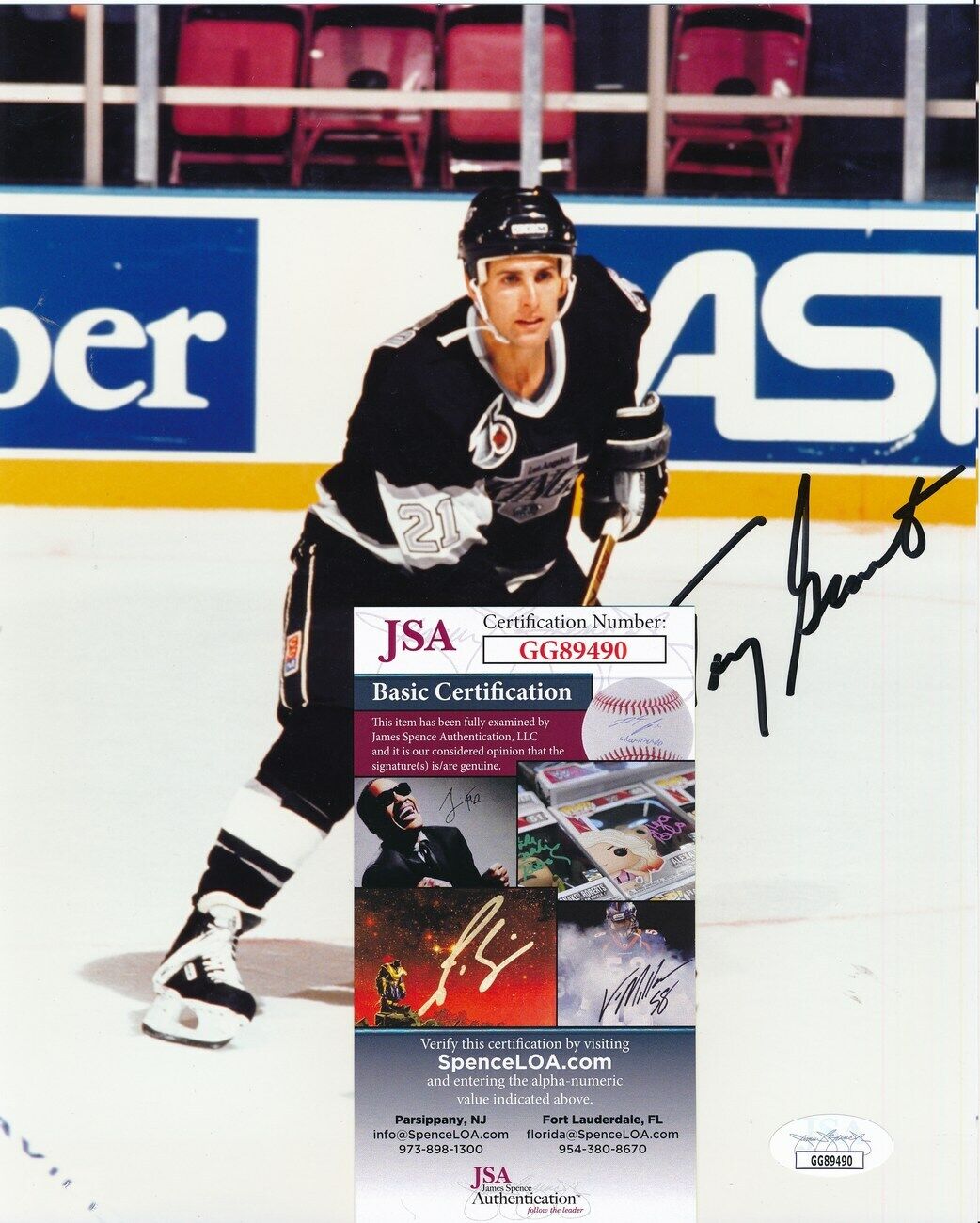 Tony Granato Los Angeles Kings Signed/Autographed 8x10 Photo JSA 149836