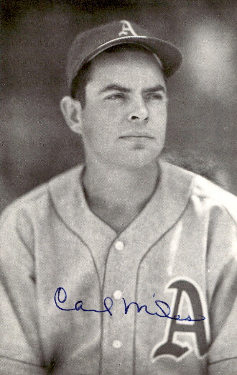 Carl Miles Athletics Signed/Autographed 3x5 Photo 178637