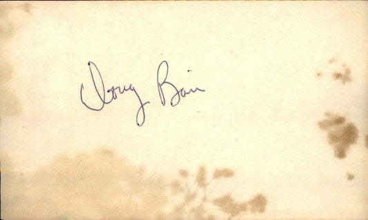 Doug Bair Reds/Braves/Yankees Signed/Autographed 3x5 Index Card  162618