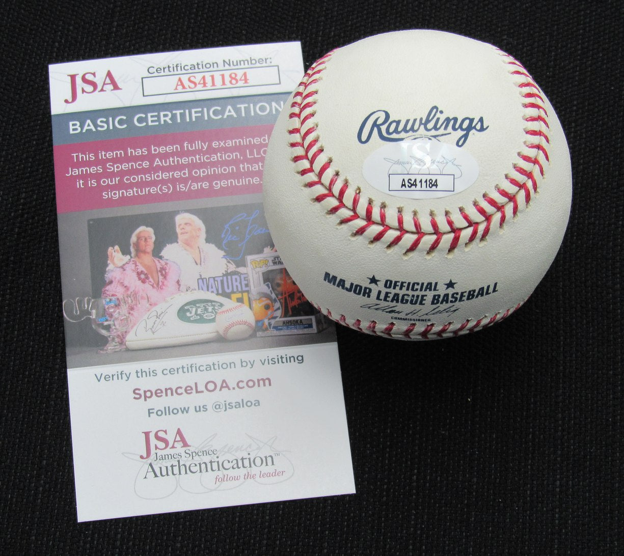 Gene Stick Micheal Signed/Auto Yankees 100th OML Baseball JSA 186736