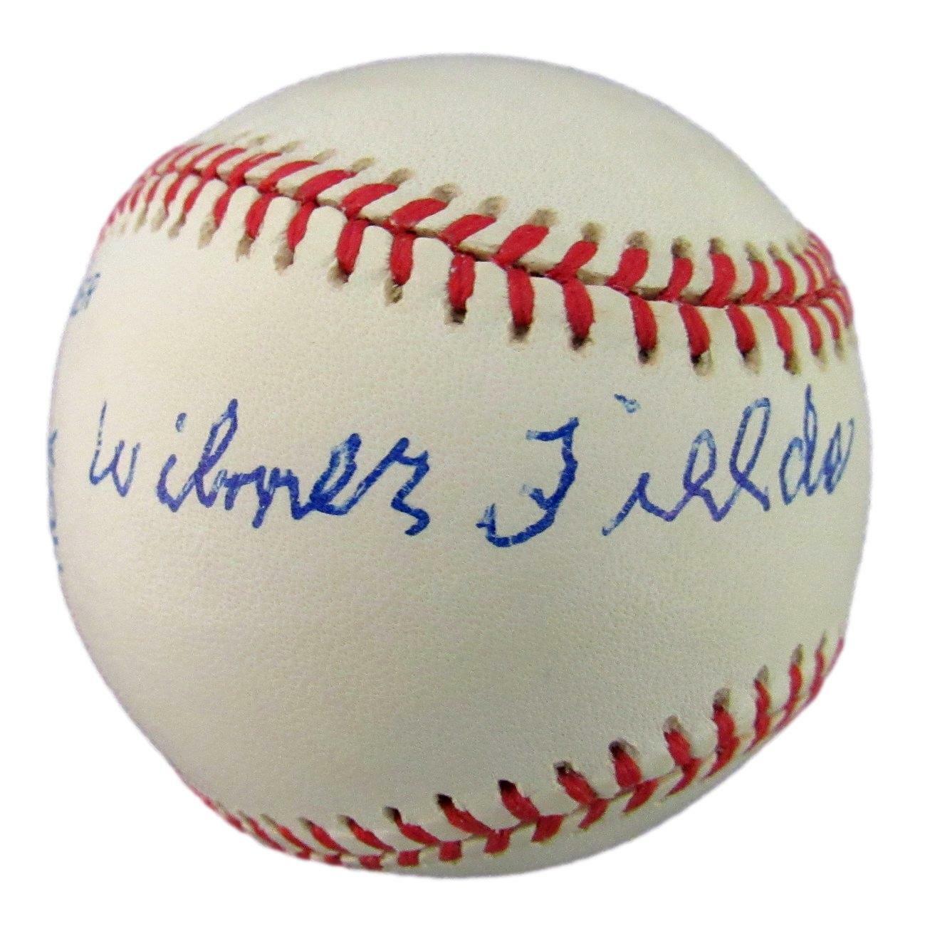 Wilmer Fields Homestead Grays Signed/Auto Rawlings OAL Baseball PSA/DNA 162099