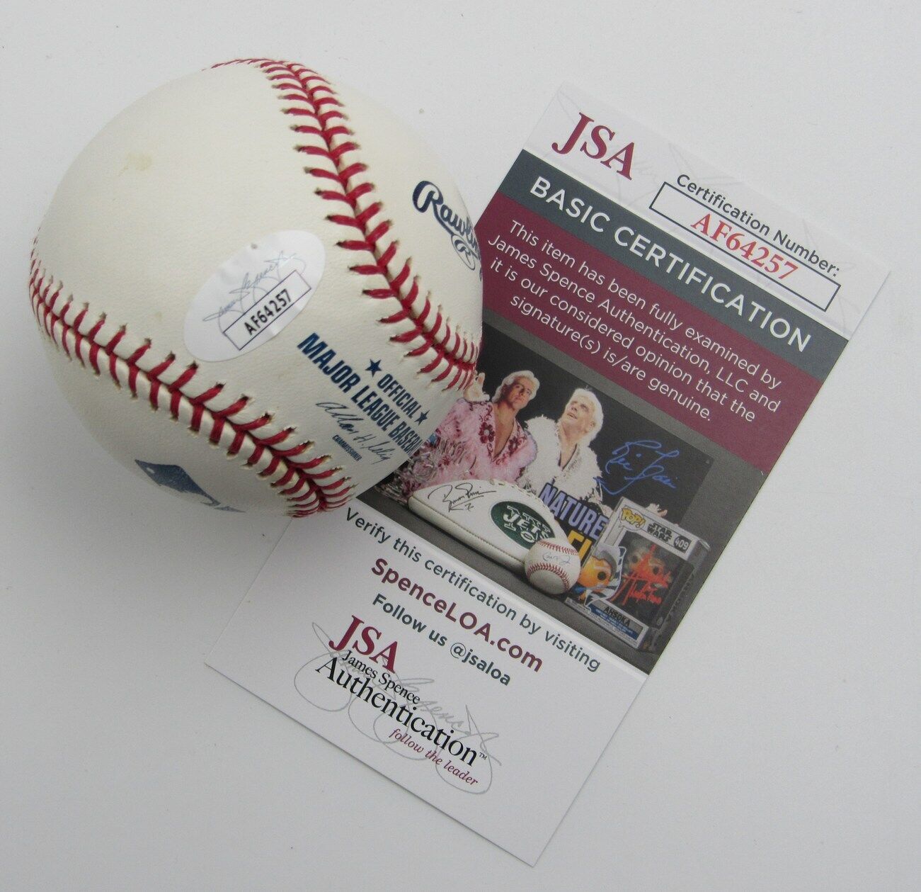 Tommy Davis Autographed OML Baseball Los Angeles Dodgers JSA