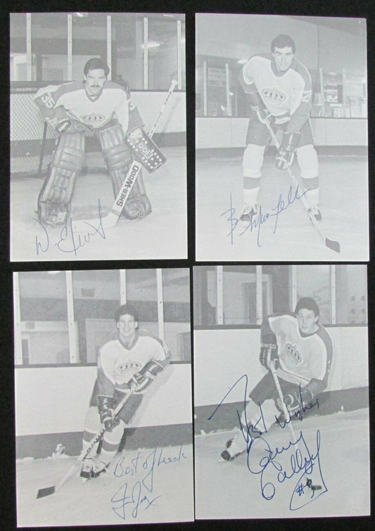 Lot of 4 Los Angeles Kings Signed 3x5 B/W Team Issued Photos incl. Jax 150464