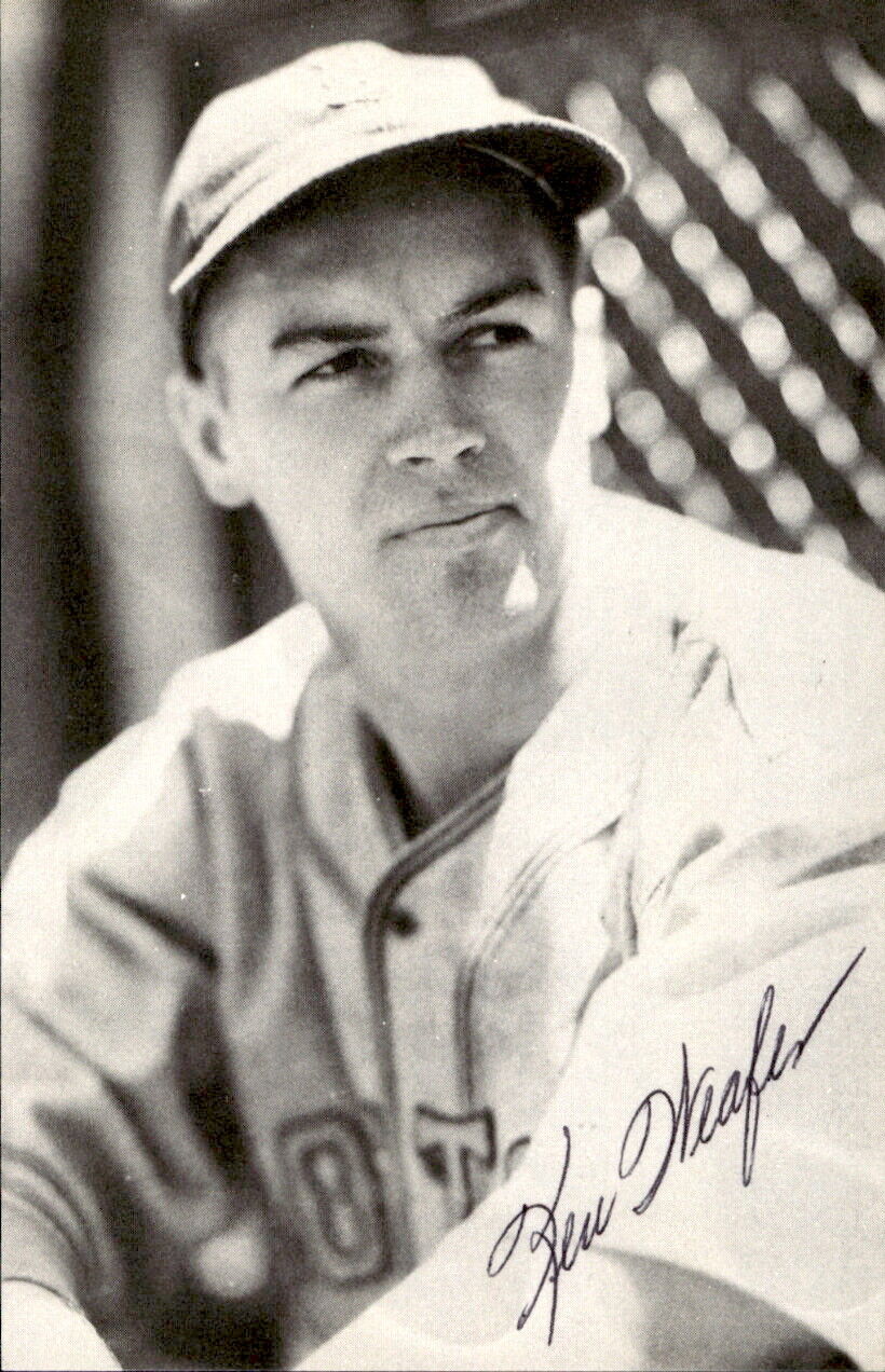 Ken Weafer Boston Bees d. 2005 Signed/Autographed 3x5 Photo 179309