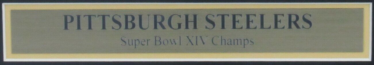 Steelers 1980 Super Bowl XIV Win Pittsburgh Post Gazette Newspaper Framed 157908