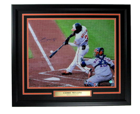 Cedric Mullins Baltimore Orioles Signed/Auto 16x20 Photo Framed Beckett 165206