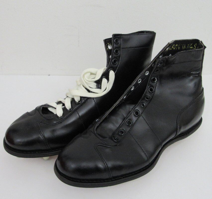 Pair of Vintage Wilson Riteweight Black Football Cleats Size 9.5 NIB 182903