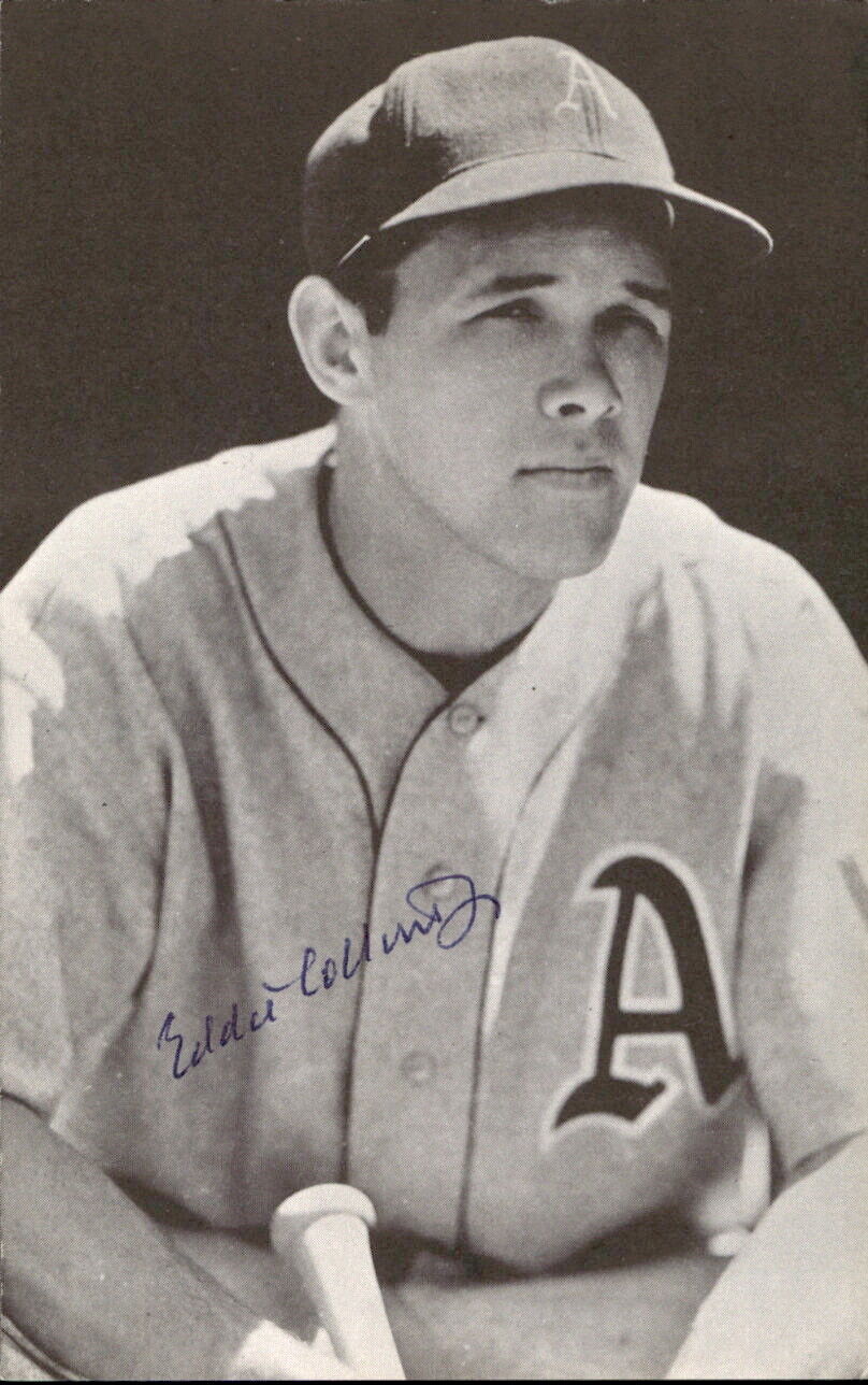Eddie Collins Jr. Athletics d. 2000 Signed/Auto 3x5 Photo 178139