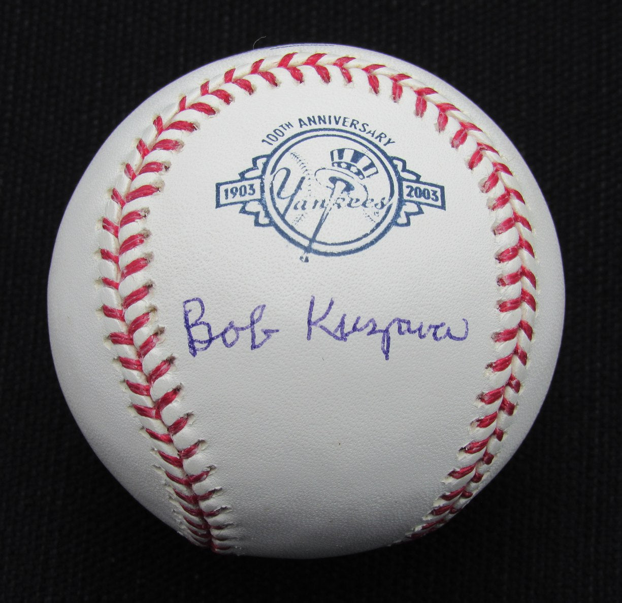 Bob Kuzava Signed/Auto Yankees 100th OML Baseball JSA 186846