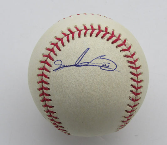 Fausto Carmona Autographed OML Baseball Cleveland Indians 180091