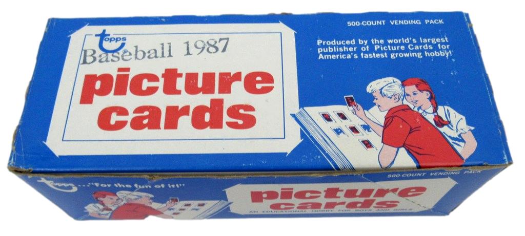 Lot of (23) 1987 TOPPS Baseball Vending Boxes with 500 Cards Each 181072
