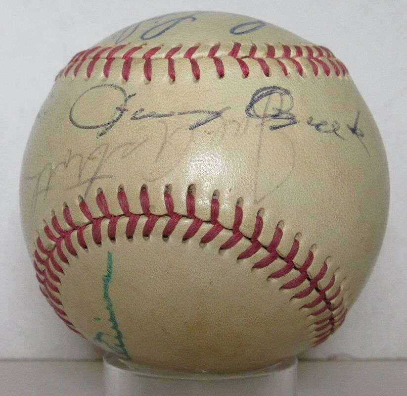 1970's Philadelphia Phillies Multi Signed Little League Baseball Bowa/Ozark