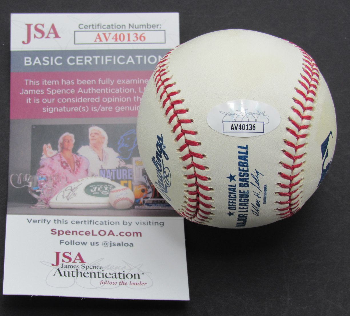 Carlos Zambrano Signed/Autographed OML Baseball Chicago Cubs JSA 189841