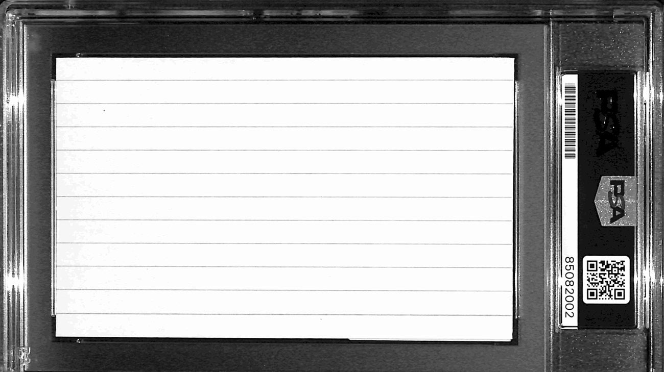Jim Taylor HOF Autographed/Inscr 3x5 Cut/Index Card Packers PSA/DNA 184810