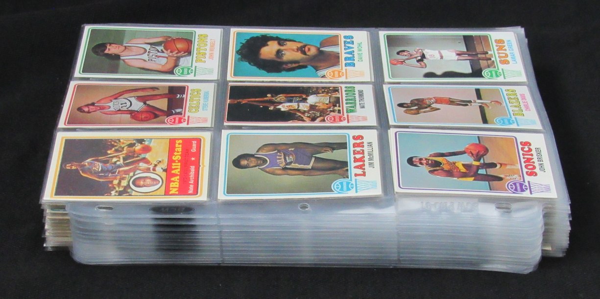 1973-74 TOPPS Basketball Complete Set (264) Abdul-Jabbar Erving West 189322