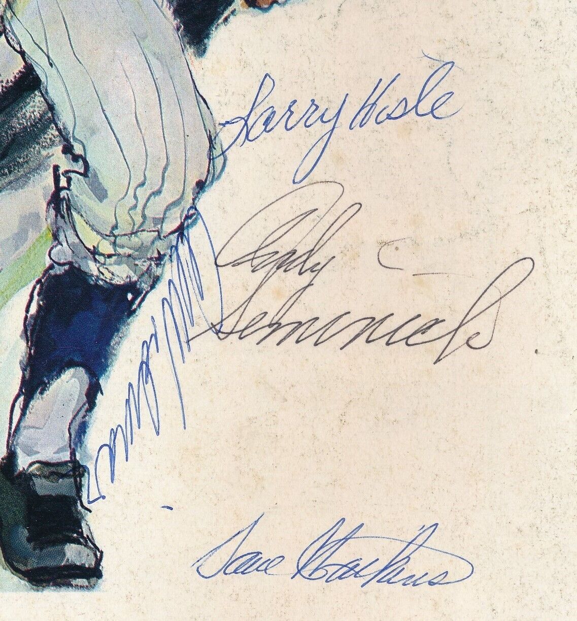 1969 Atlanta Braves vs. Philadelphia Phillies Multi-Autographed Program 178093
