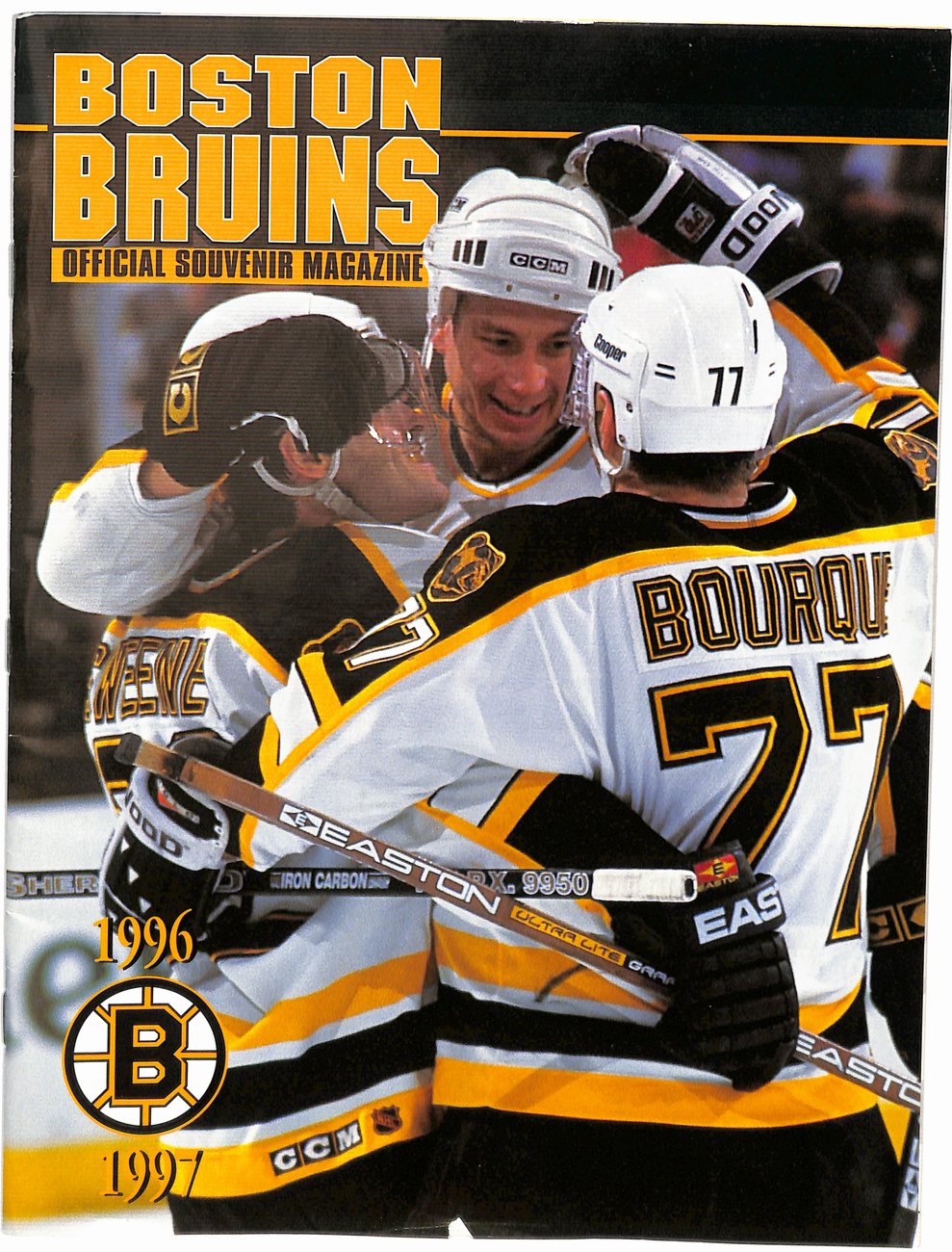 April 13 1997 Boston Bruins vs Pittsburgh Penguins Offical Game Program 182020