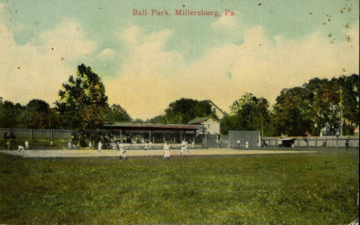 1912 Postcard Ball Park, Millersburg, PA 176194