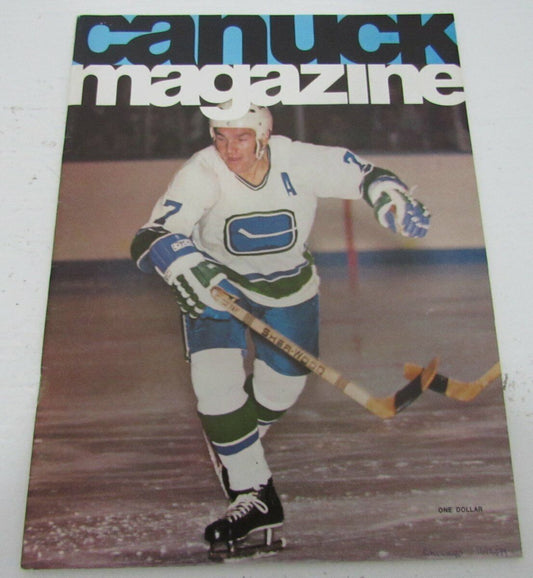 Canuck Magazine November 1974 Boudrias Cover.  143167