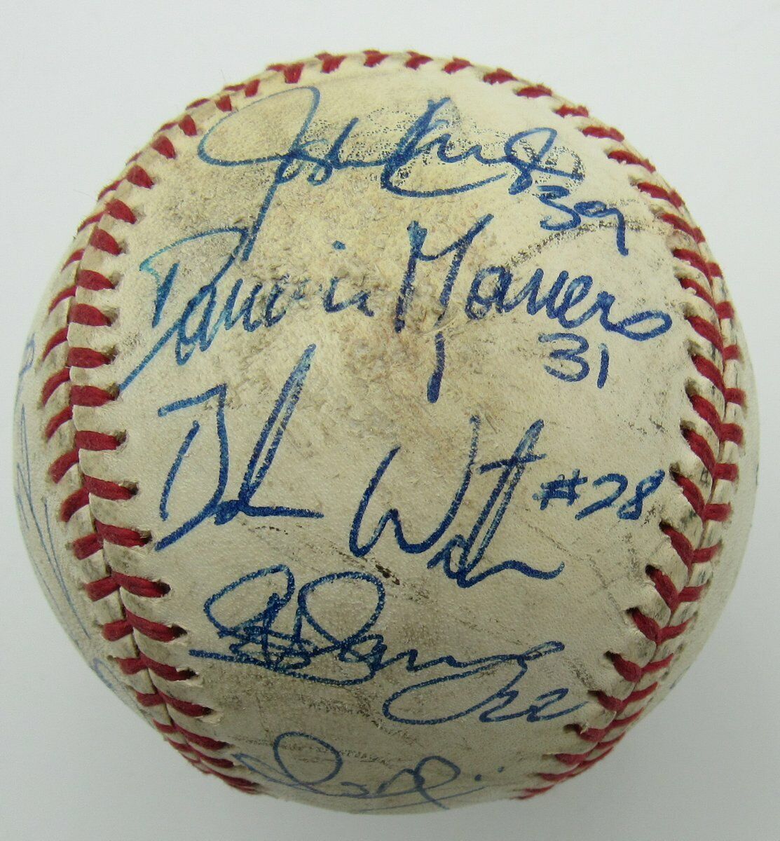 2002 Harrisburg Senators AA Minor League Team Signed by 23 OML Baseball 148888
