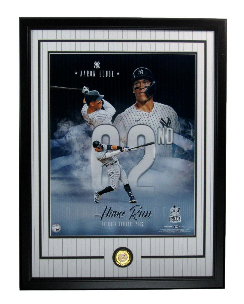 Aaron Judge UNSIGNED 16x20 Photo 62 Home Runs Yankees Fanatics Framed