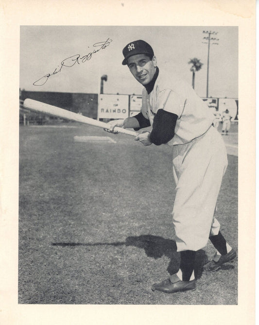 1951 Phil Rizzuto HOF 1951 Team Issued 8x10 B/W Photo New York Yankees