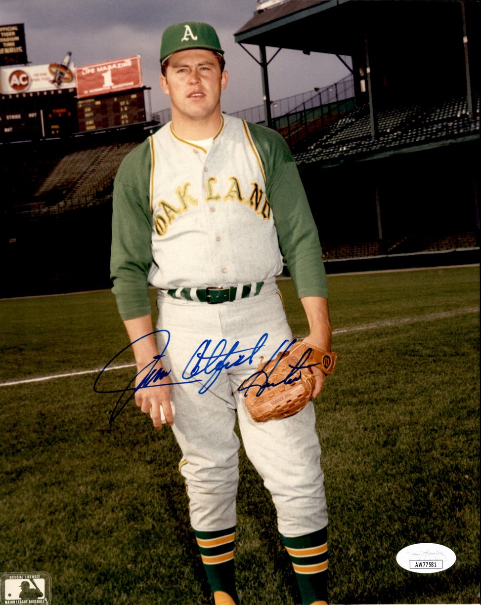 Jim Catfish Hunter HOF Signed/Autographed 8x10 Photo Oakland A's JSA 191410