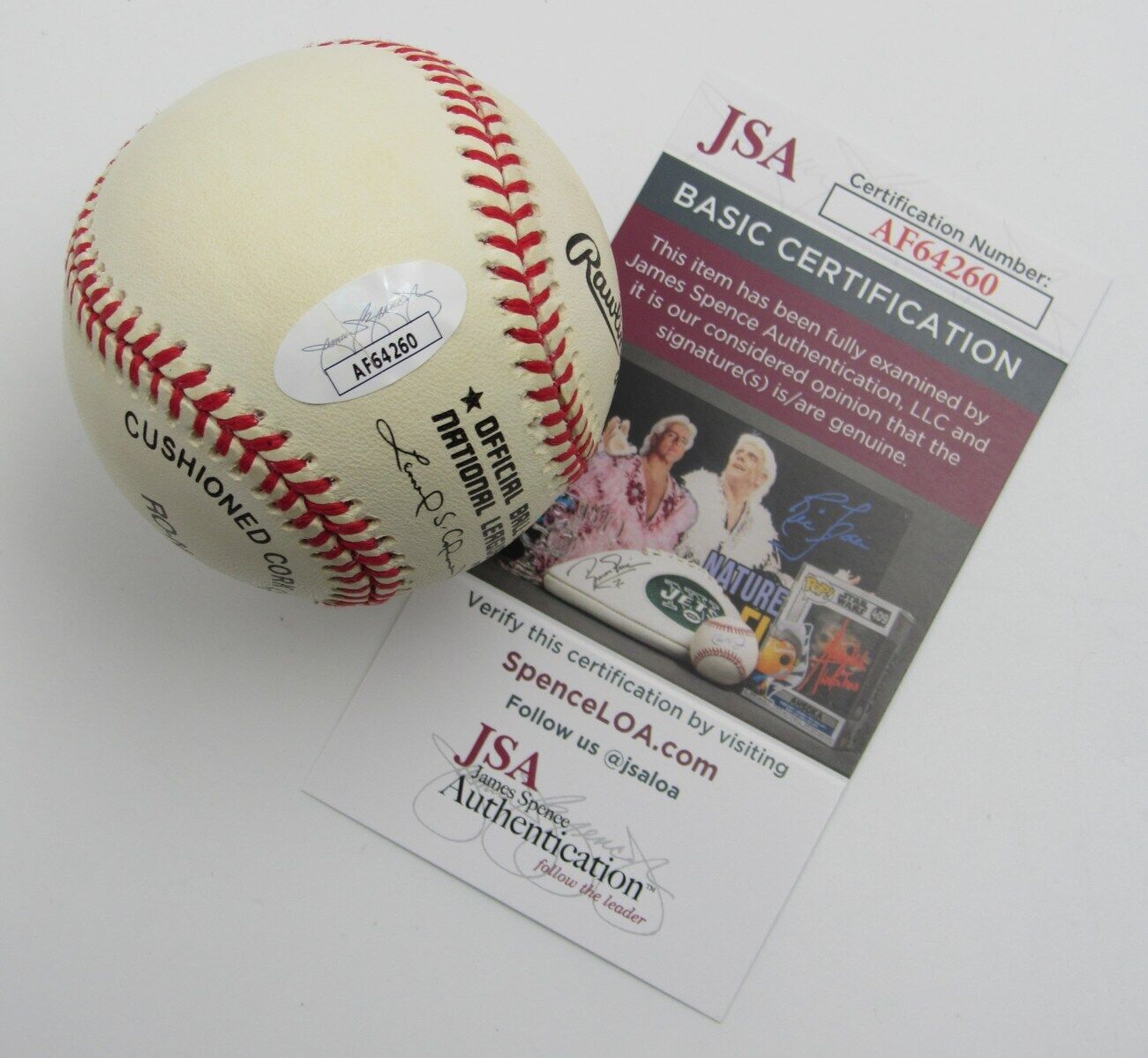 J.D. Drew Autographed ONL Baseball St. Louis Cardinals JSA