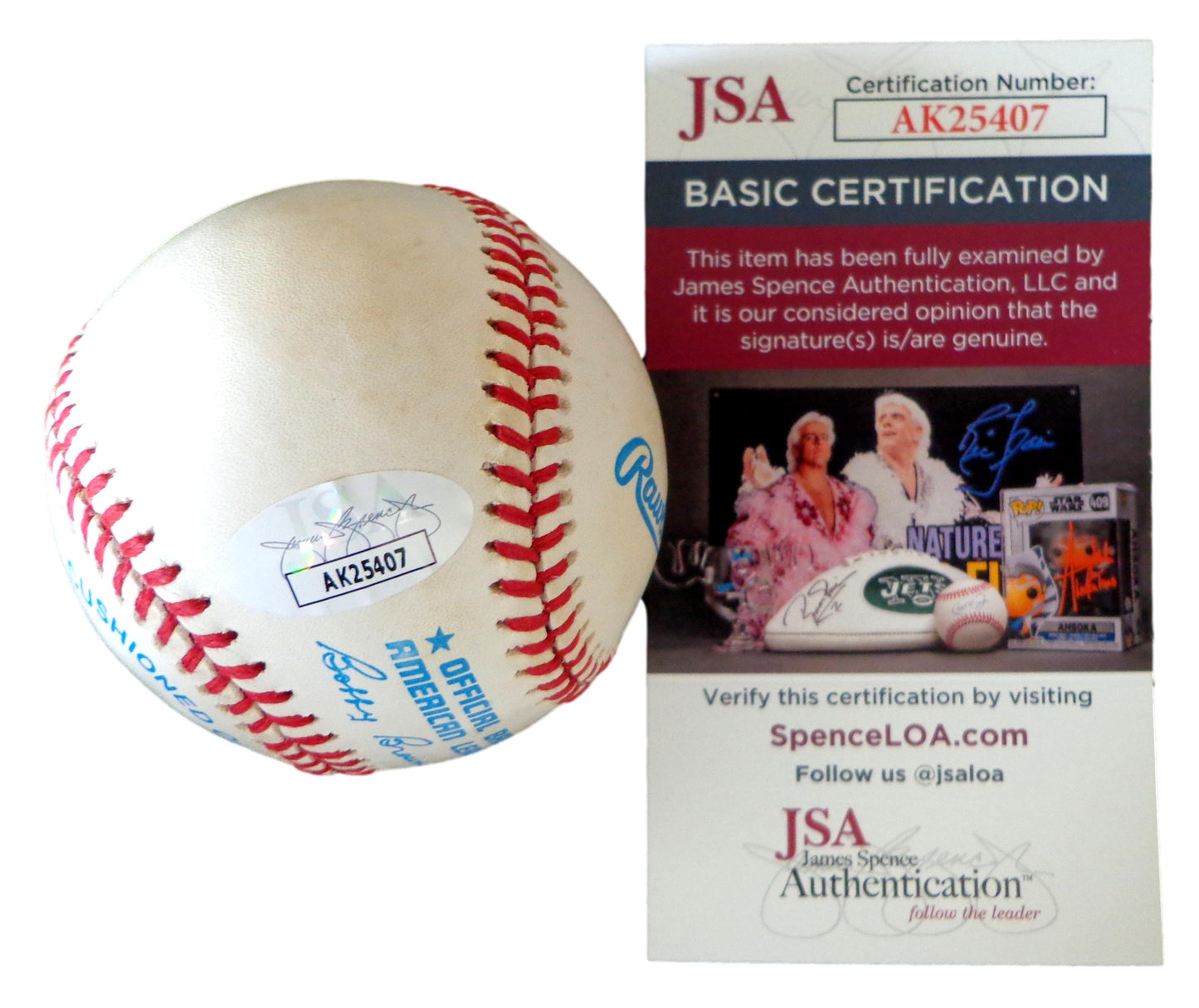Josh Johnson Autographed Baseball Negro League Baseball Grays JSA 179599