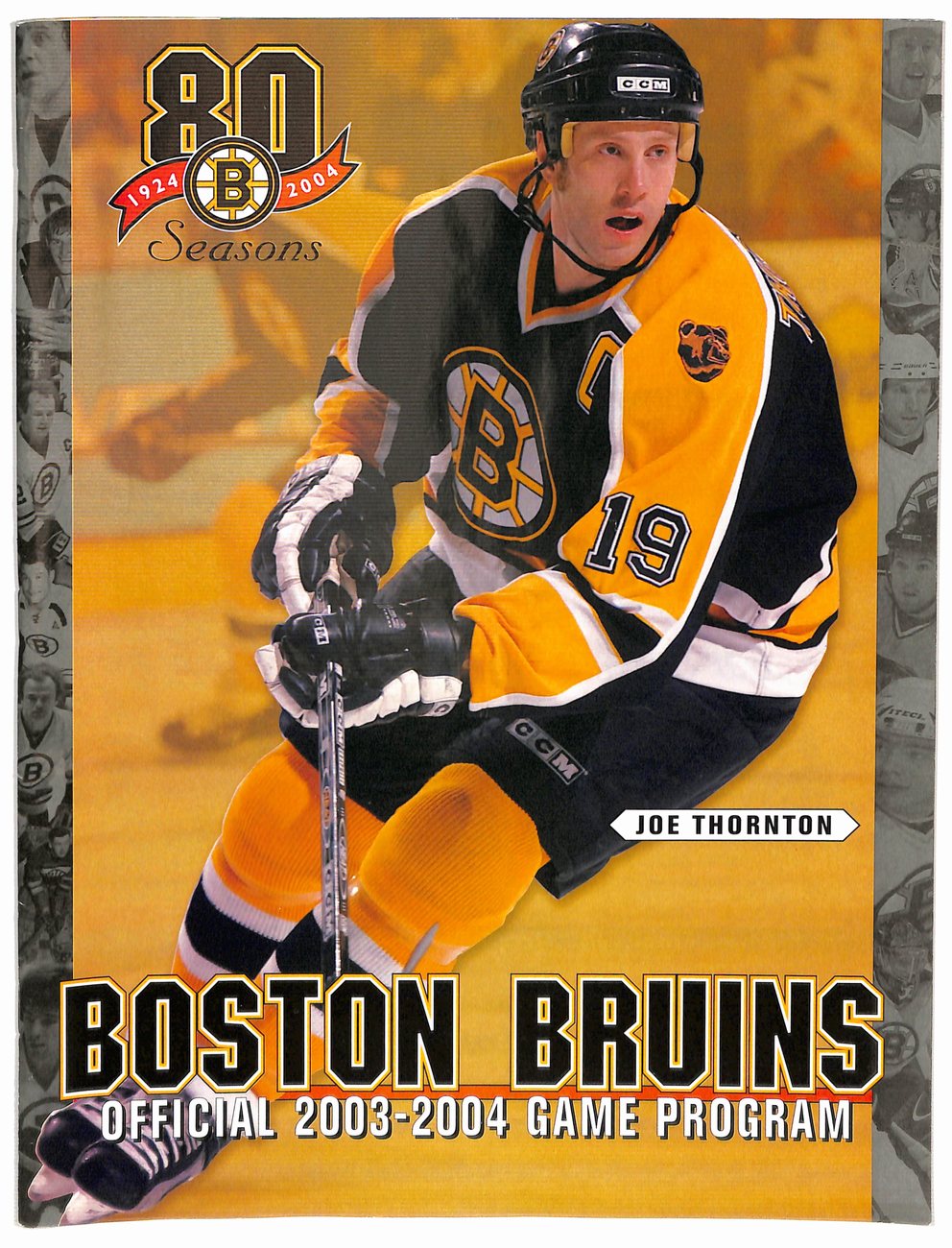 March 25 2004 Boston Bruins vs Toronto Maple Leafs Offical Game Program 182033