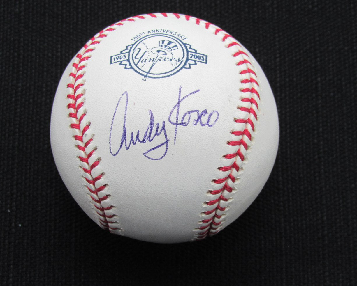 Andy Kosco Signed/Auto Yankees 100th OML Baseball JSA 186600