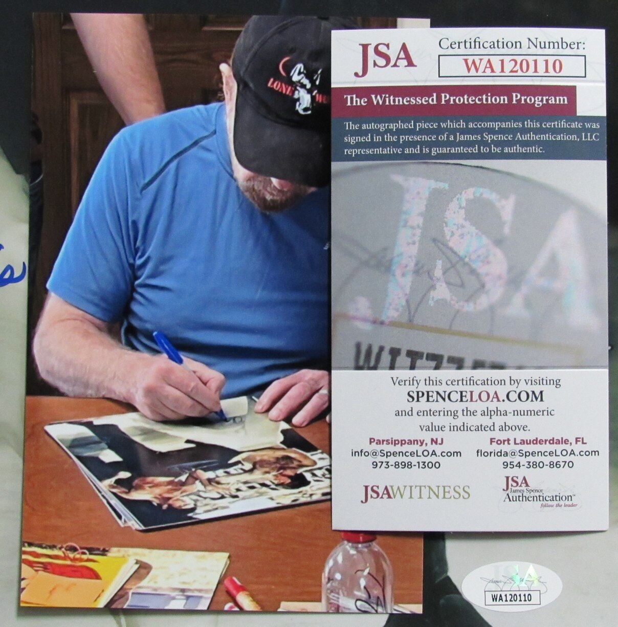 Chuck Norris Autographed 11x14 Photo with Way of the Dragon Bruce Lee JSA