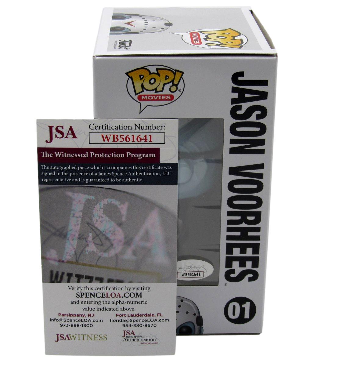 Ari Lehman Signed/Insc Funko Pop! #01 "Friday the 13th" Signed Blue JSA 190722
