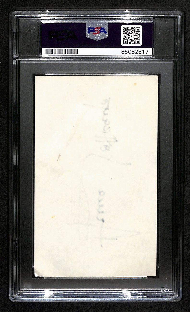 Anne Jeffreys Signed 3x5 Index Card Actress PSA/DNA 184305