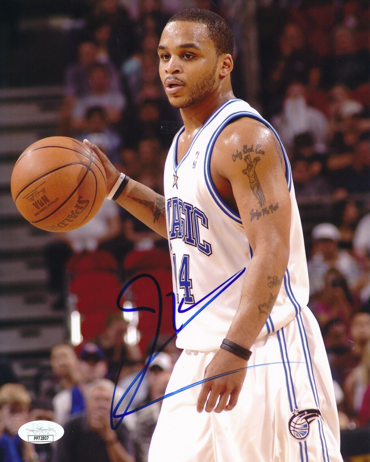 Jameer Nelson Orlando Magic Signed/Autographed 8x10 Photo JSA 161050