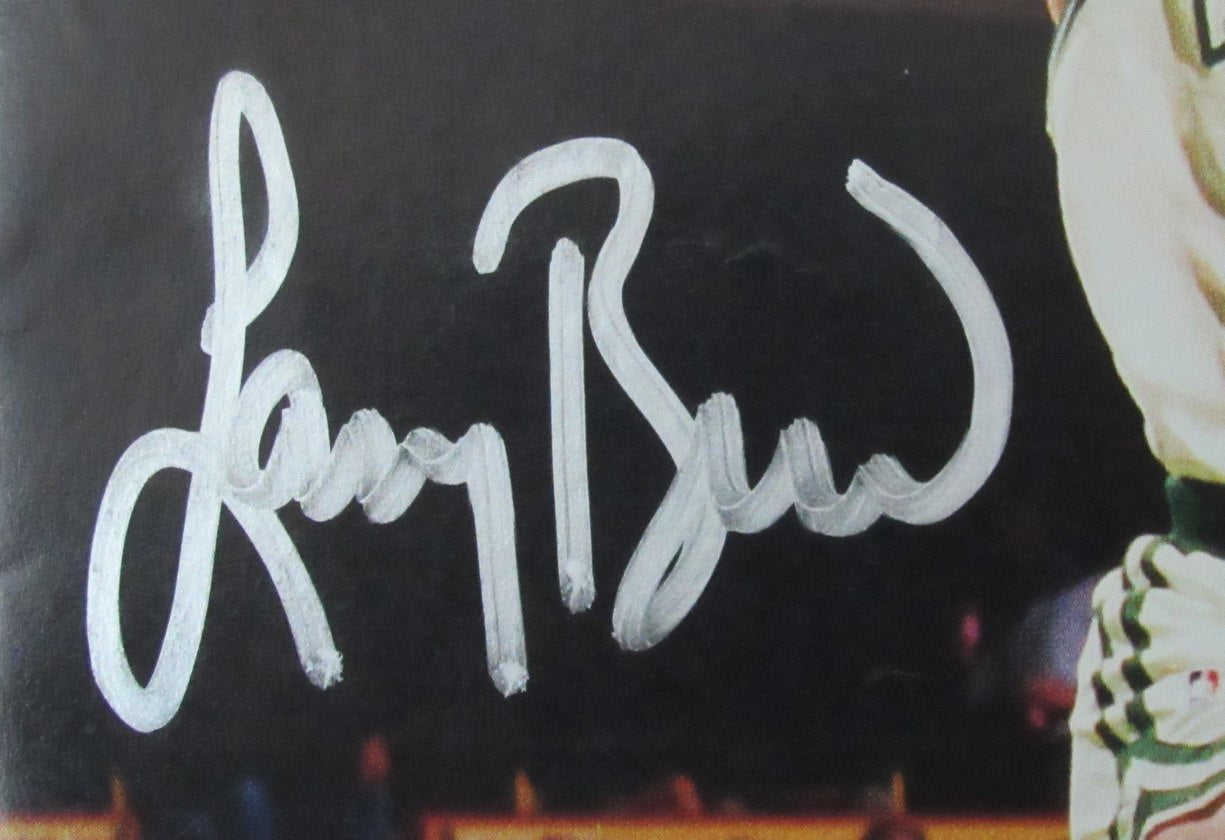 Larry Bird Signed Nov. 17, 1987 Hoop Program Cavaliers vs. Celtics JSA 189298