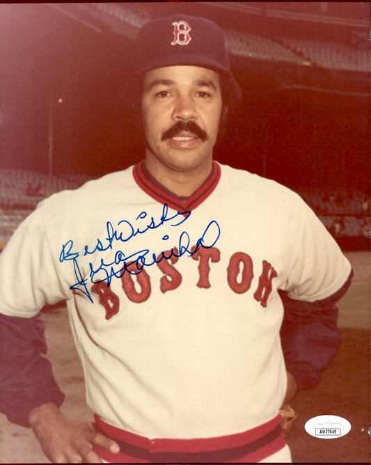 Juan Marichal HOF Signed/Inscribed 8x10 Photo Boston Red Sox JSA 191342