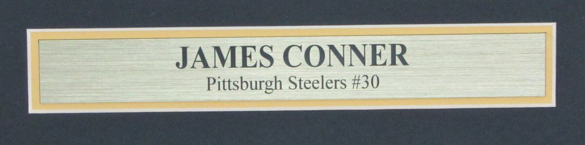 James Conner Steelers Signed/Autographed 11x14 Photo Framed JSA 143229