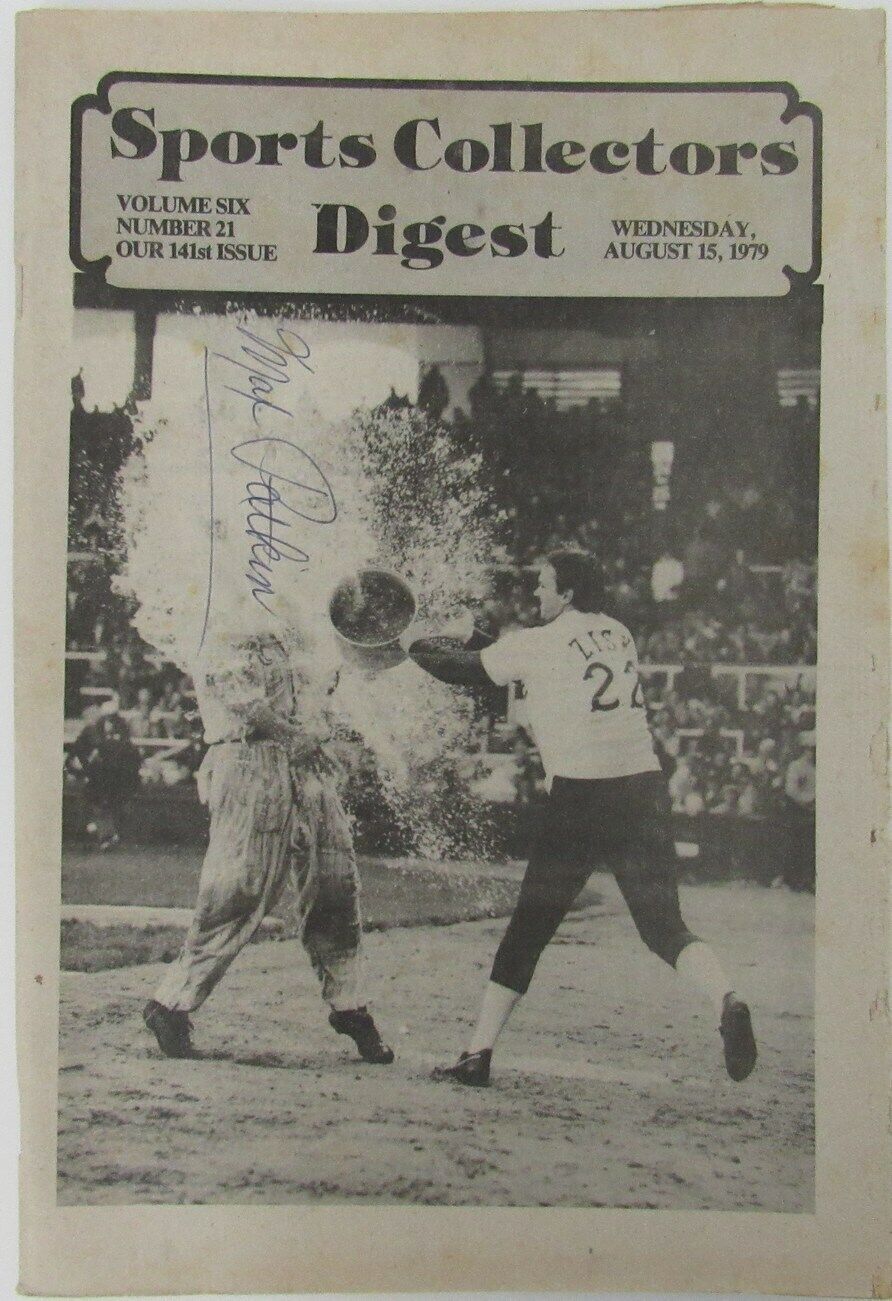 Max Patkin Signed 1979 Sports Collectors Digest 156236