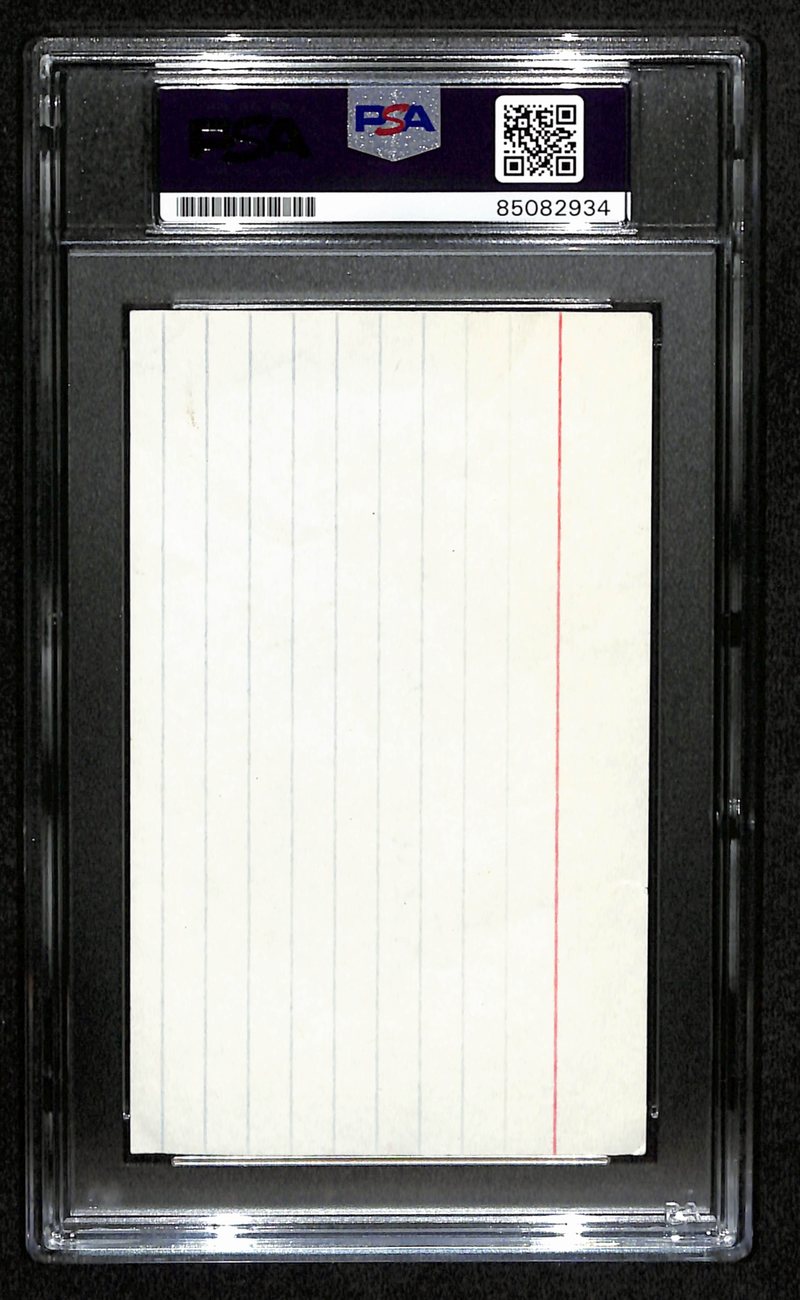 Doris Day Signed 3x5 Index Card Actress/Singer "Pillow Talk" PSA/DNA 184364