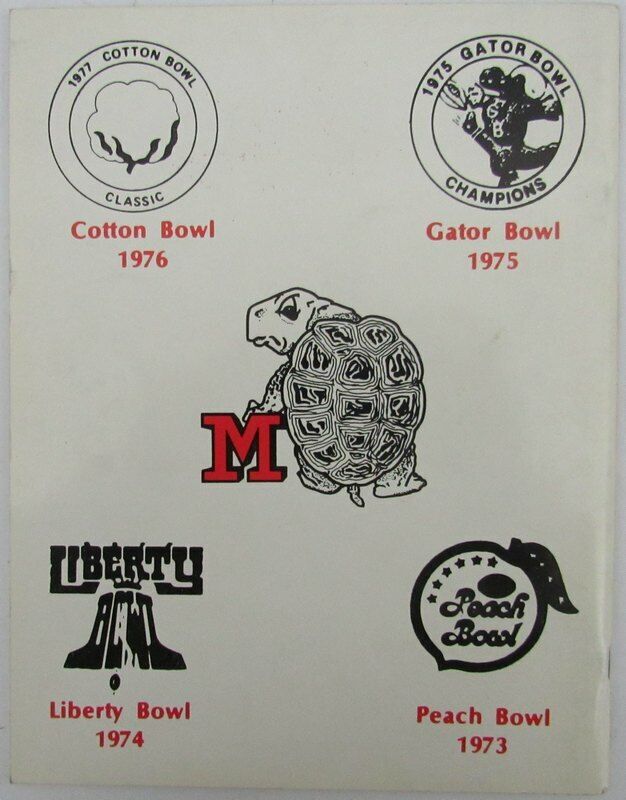1977 University of Maryland College Football Yearbook 143304