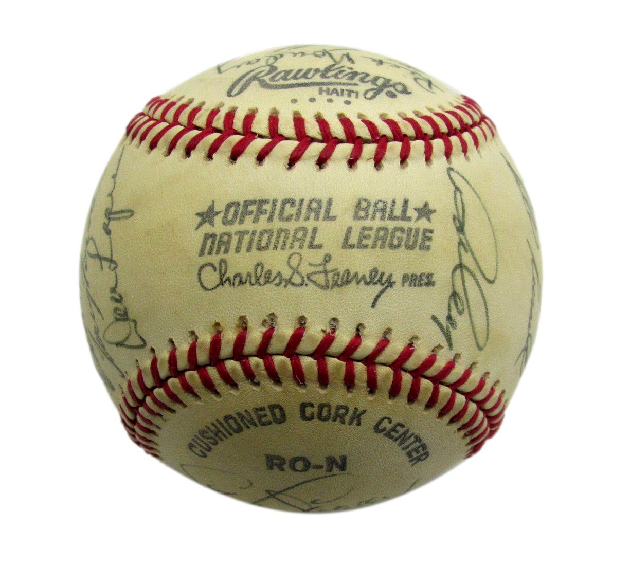 1979 Dodgers Team Signed by 18 ONL Baseball Sutton Lasorda HOF Garvey 190531