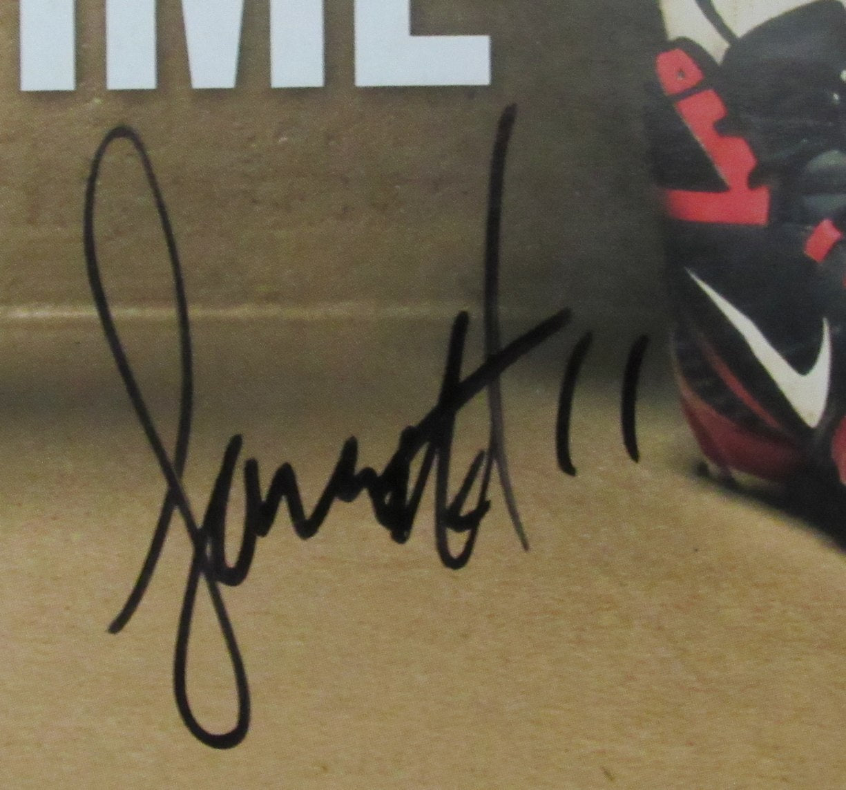 Larry Fitzgerald Signed 2011 Sports Illustrated Magazine NO LABEL JSA 190770