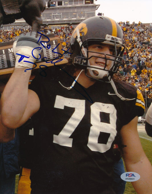 Robert Gallery Signed/Auto 8x10 Photo University of Iowa PSA/DNA 188165