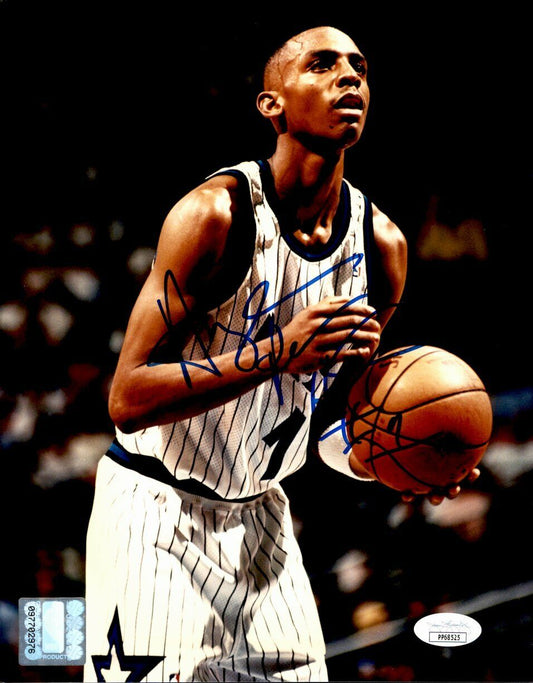 Anfernee Hardaway Orlando Magic Signed/Autographed 8x10 Color Photo JSA 160794