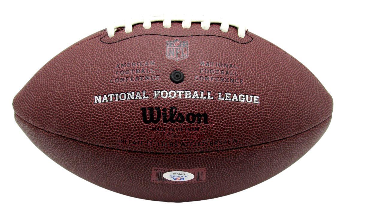 Joey Porter Jr. Autographed Brown "The Duke" Football Steelers PSA/DNA 177461