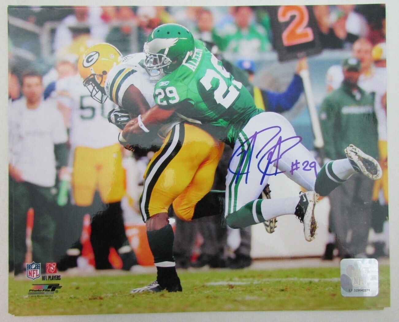 Lot of 15 Nate Allen Philadelphia Eagles Signed 8x10 Photo NFL Holo 157576